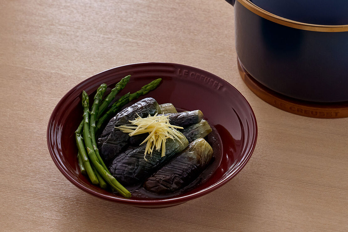 なすのおひたし ル・クルーゼ公式】なすの煮びたし