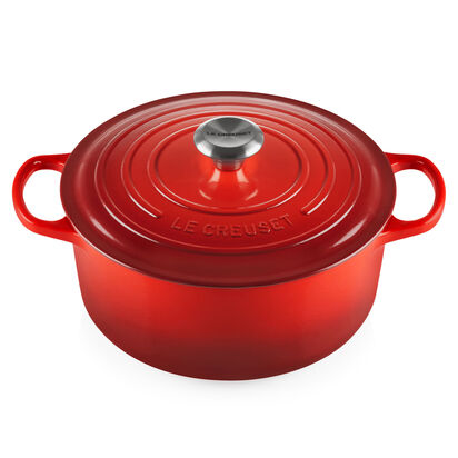 シグニチャー ココット・ロンド 26cm チェリーレッド | 両手鍋 ｜ル  