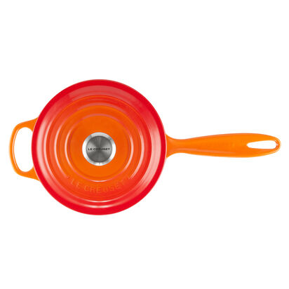 シグニチャー ソースパン 18cm オレンジ (シルバーツマミ) | 片手鍋  