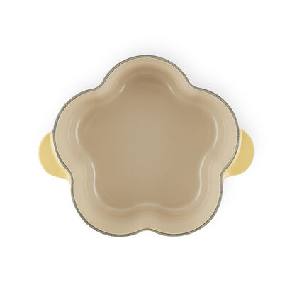 新品 ル・クルーゼ ココット・フルール ベリー (シルバーフラワー  