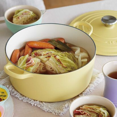 ココット・ロンド 22cm ミモザ (シルバーツマミ) | タイムセール ｜ル  