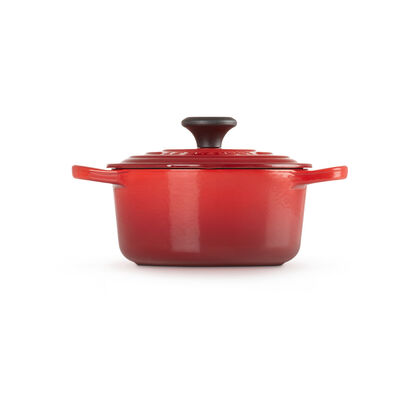 シグニチャー ココット・ロンド 16cm チェリーレッド (ブラックツマミ  