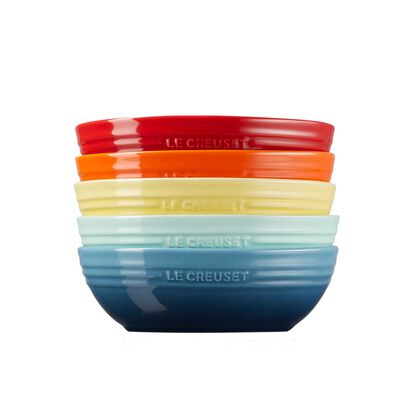 オーバル サービング ボール 17cm 5個入り レインボー ボール ディッシュ ル クルーゼ Le Creuset