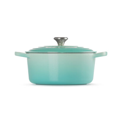 シグニチャー ココット・ロンド 22cm クールミント (シルバーツマミ  