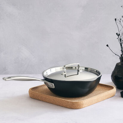 TNS シェフズパン・ダブルスパウト 24cm NC (フタ付き) | TNS  