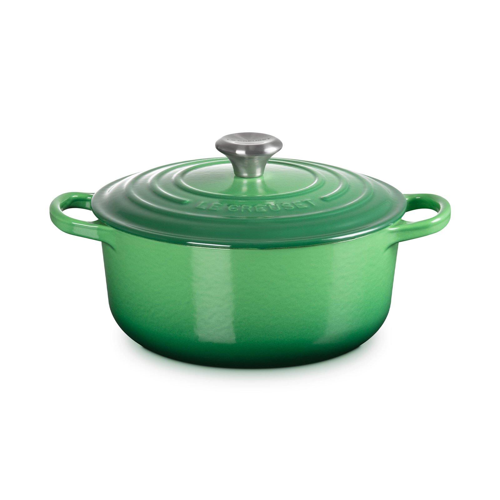 ル・クルーゼ ココットロンド 22㎝ モスグリーン 両手鍋 【公式通販】