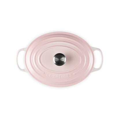 シグニチャー ココット・オーバル 25cm シェルピンク (シルバーツマミ  