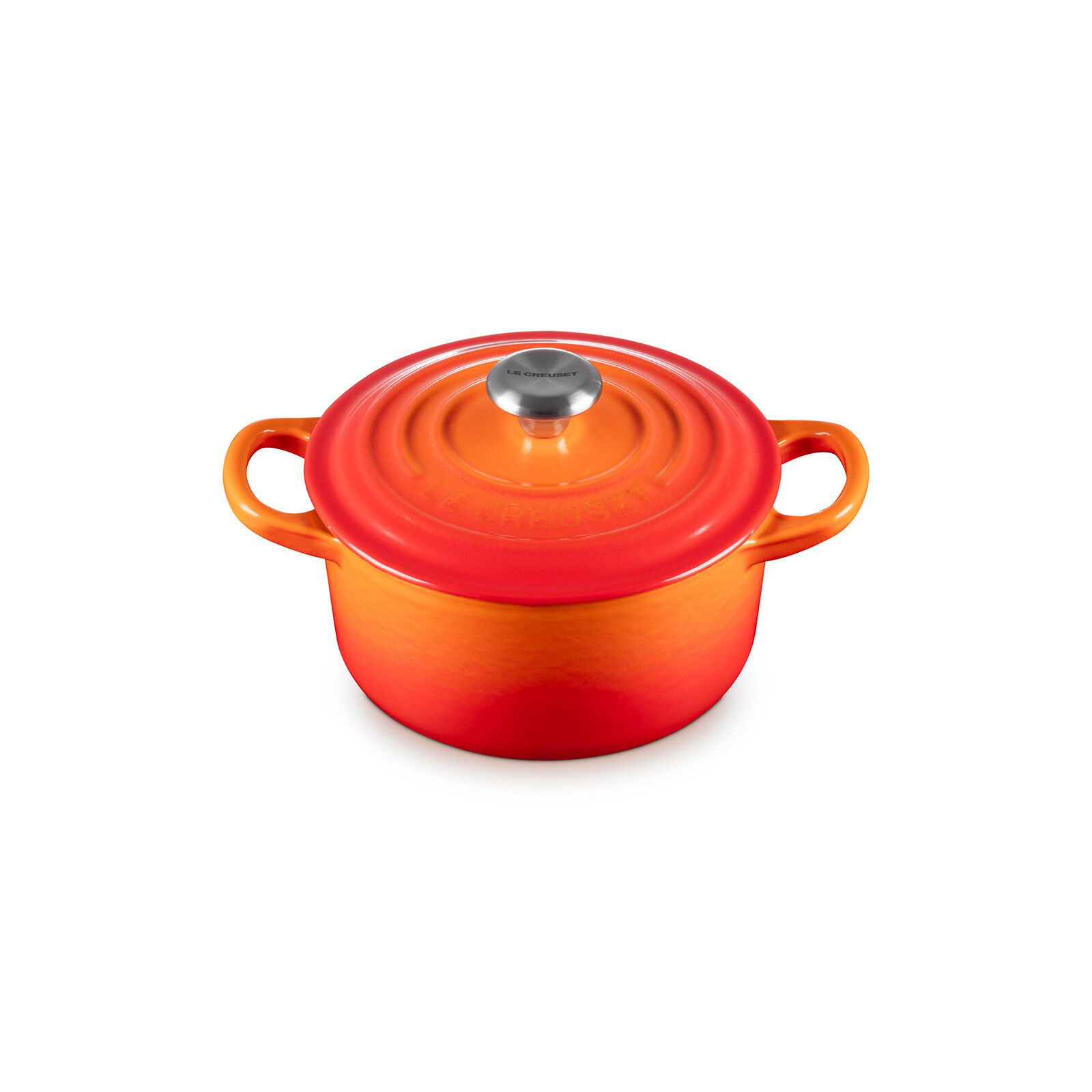 美品】LE CREUSET ココット ロンド シフォンピンク 14cm シグニチャー