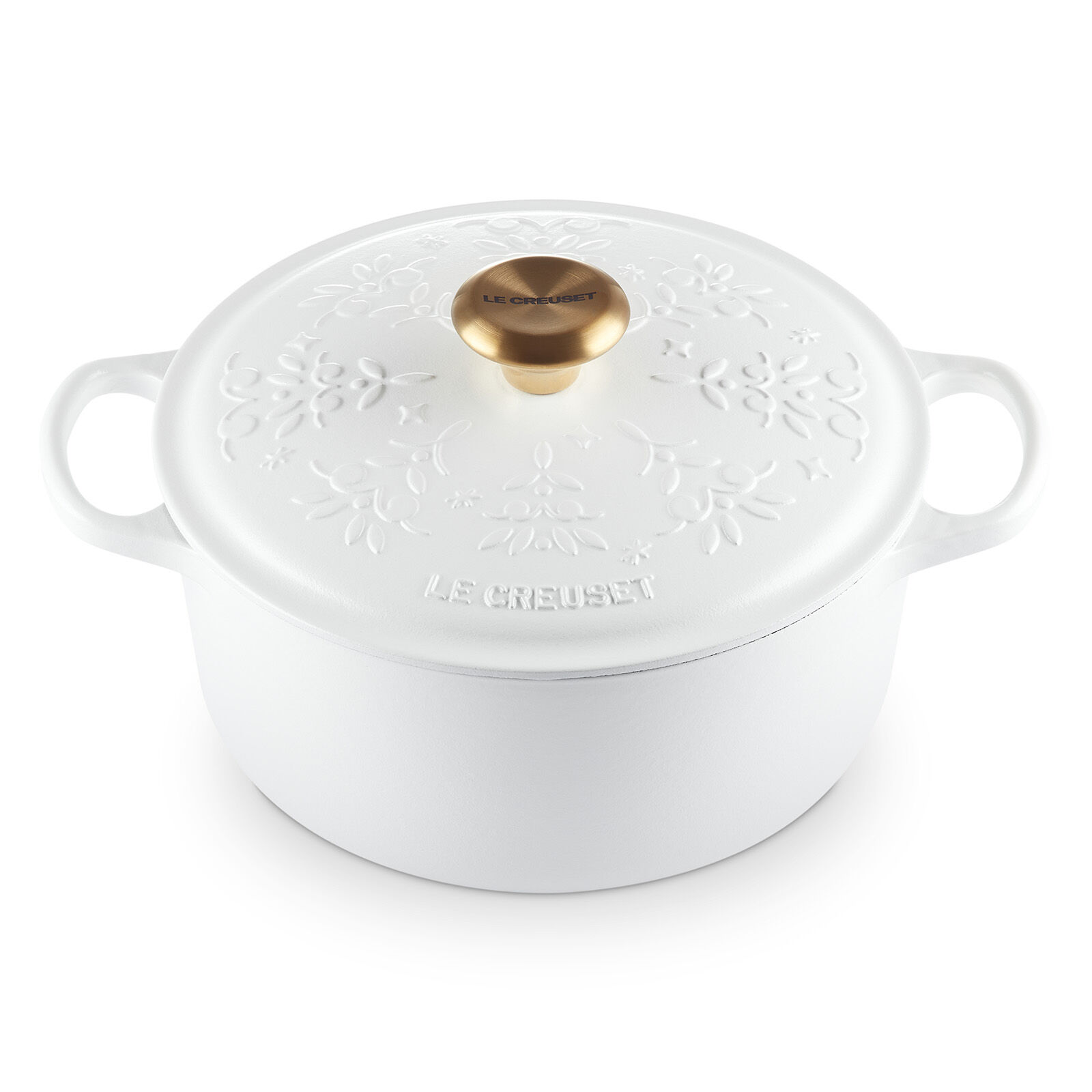 ルクルーゼ　ノエルリーフ　ココットロンド　24 ルクルーゼノエルリーフココットロンド24