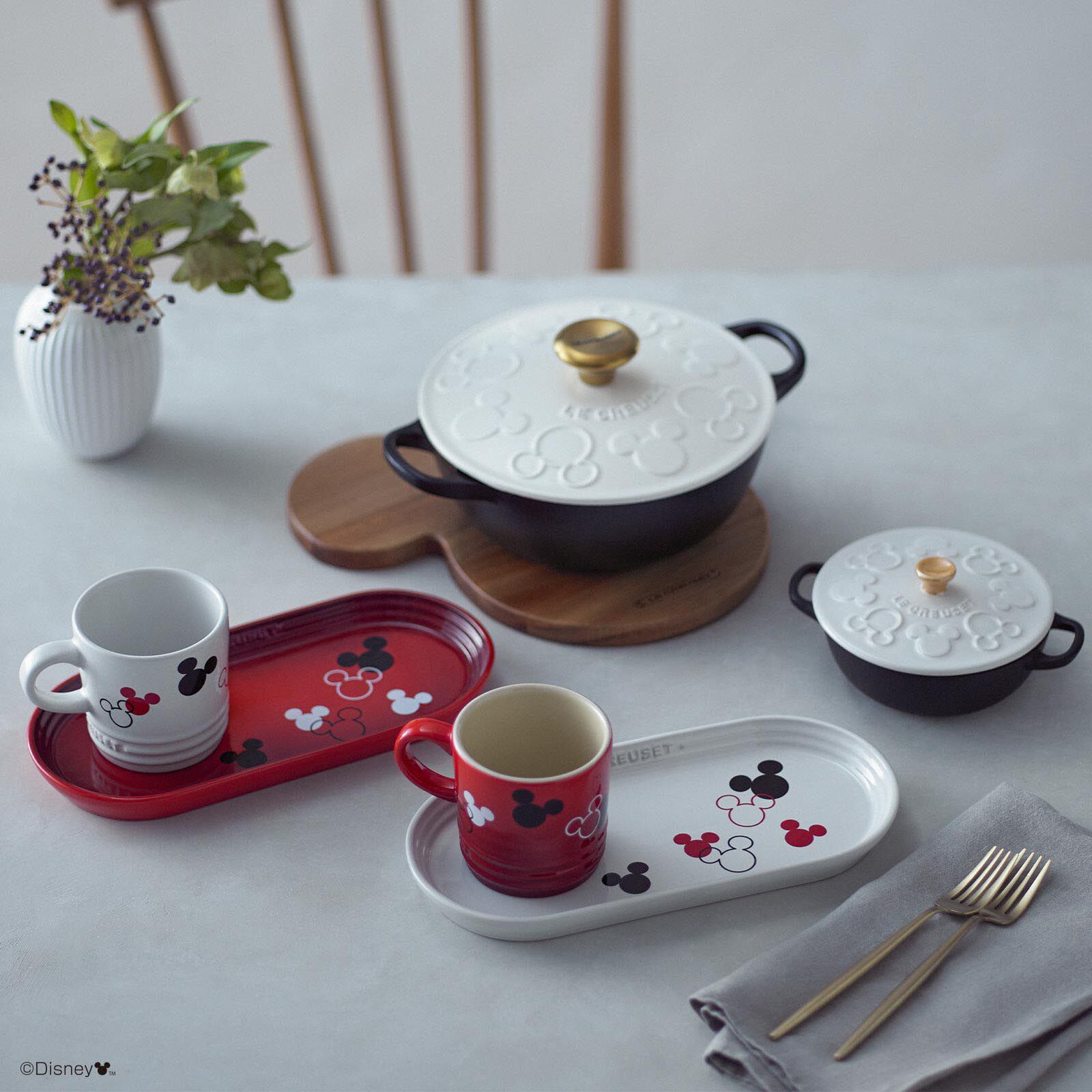 ミッキーマウス オブロング・プレート | 食器 | ル・クルーゼ(Le Creuset)
