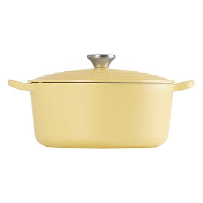 ココット・ロンド 24cm ミモザ (シルバーツマミ) | 両手鍋 ｜ル  