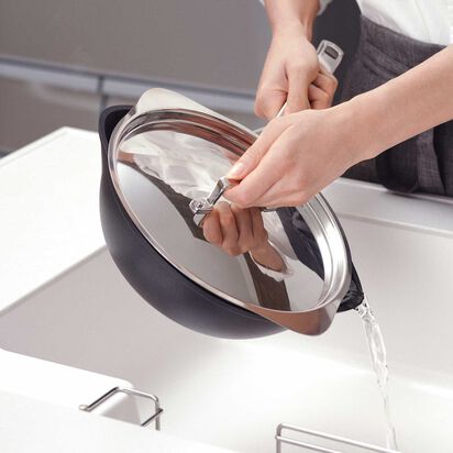 TNS シェフズパン・ダブルスパウト 24cm NC (フタ付き) | TNS  