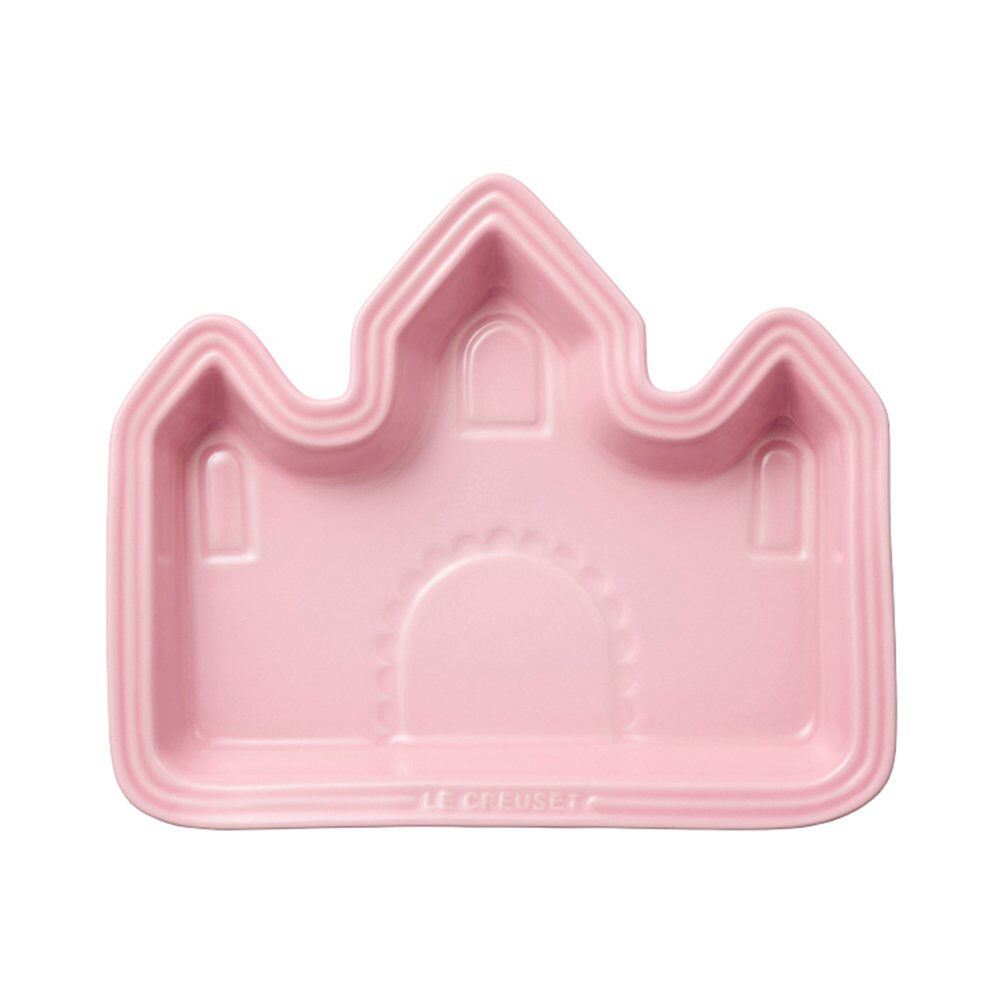 ル・クルーゼ ベビー・ランチプレート (キャッスル) ミルキーピンク