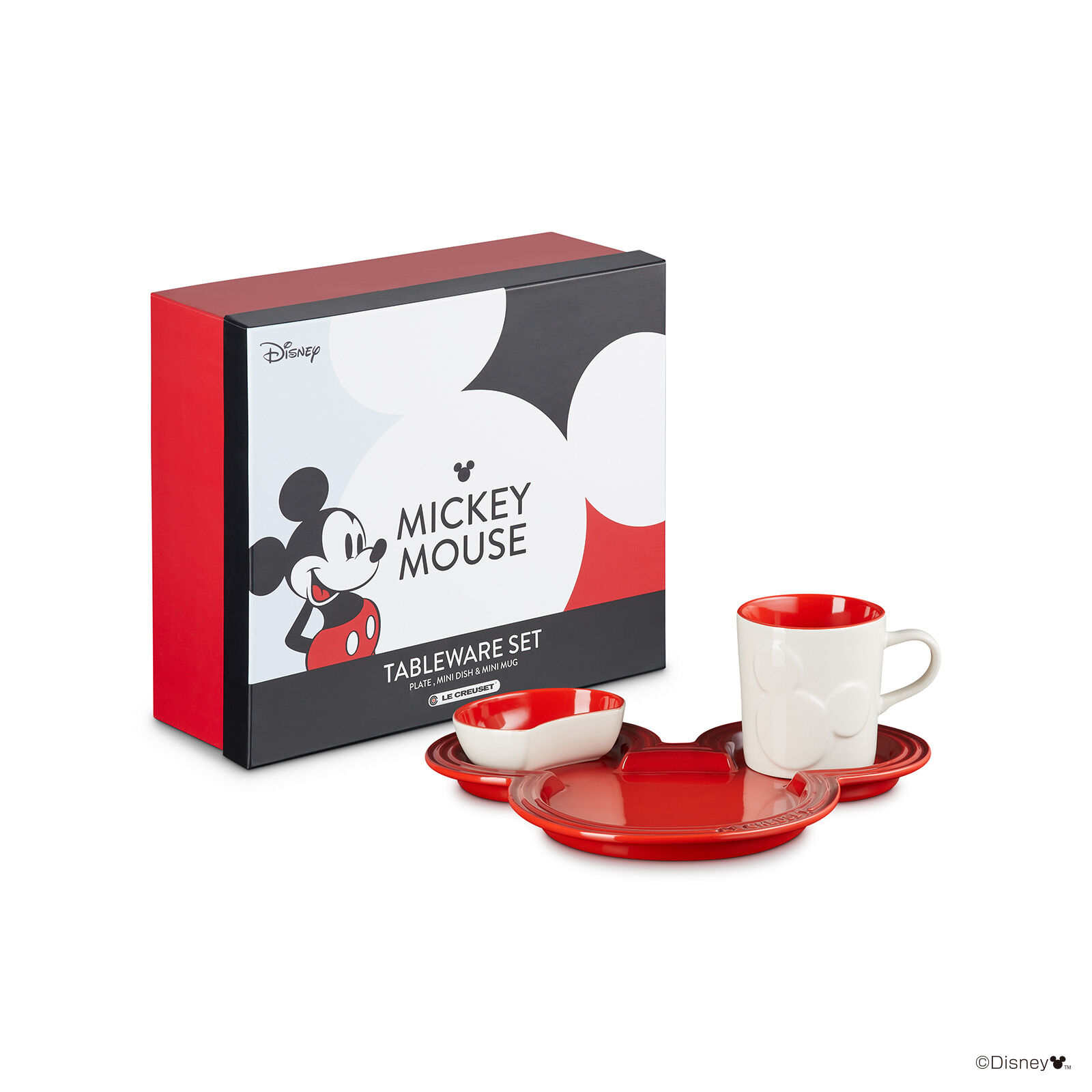 ミッキーマウス/テーブルウェア・セット チェリーレッド | ミッキー