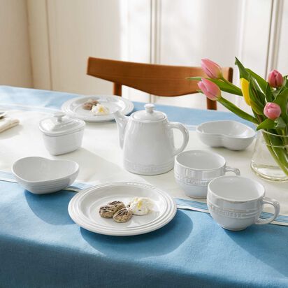 レジェ・プレート 18cm ブライダルセット (2枚入り) ホワイトラスター  