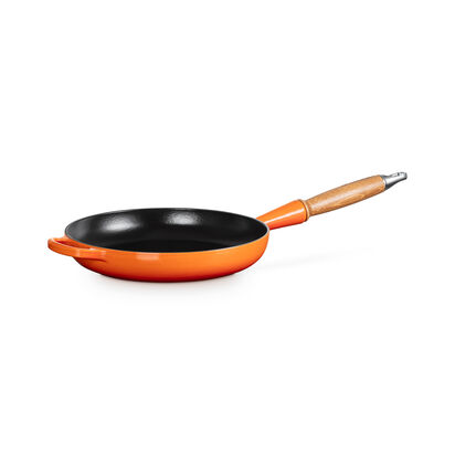 シグニチャー フライパン 24cm (ウッドハンドル) オレンジ  