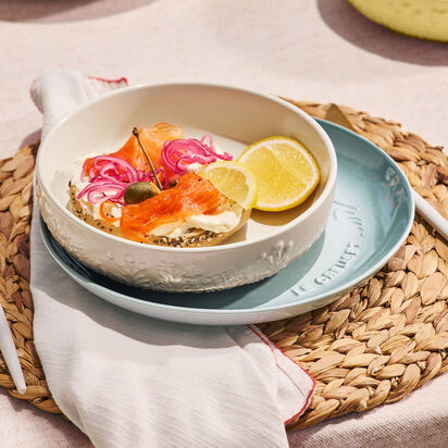 スフィア・プレート 22cm スプリングレリーフ シーソルト | プレート  