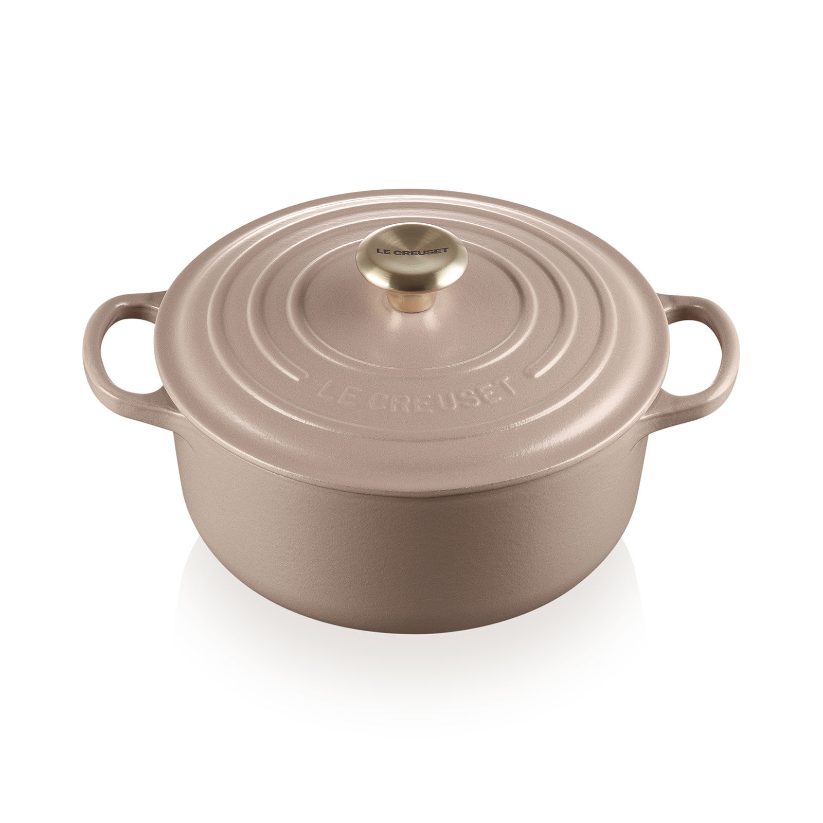 値引き・新品】LE CREUSET シグニチャーココット・ロンド ステンレス