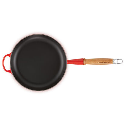 シグニチャー フライパン 24cm (ウッドハンドル) チェリーレッド  