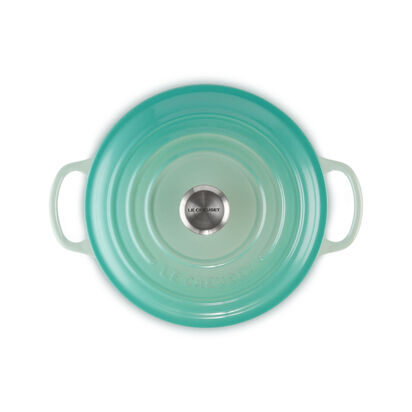 シグニチャー ココット・ロンド 22cm クールミント (シルバーツマミ  