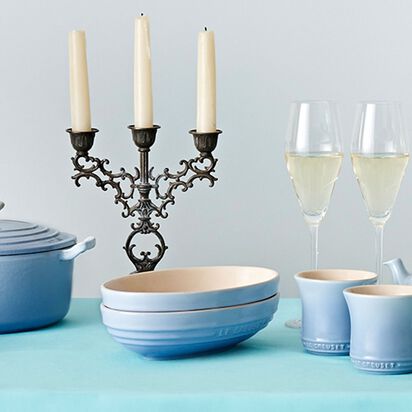 オーバル ボール 23cm 2個入り コースタルブルー ブライダル 結婚祝い ル クルーゼ Le Creuset