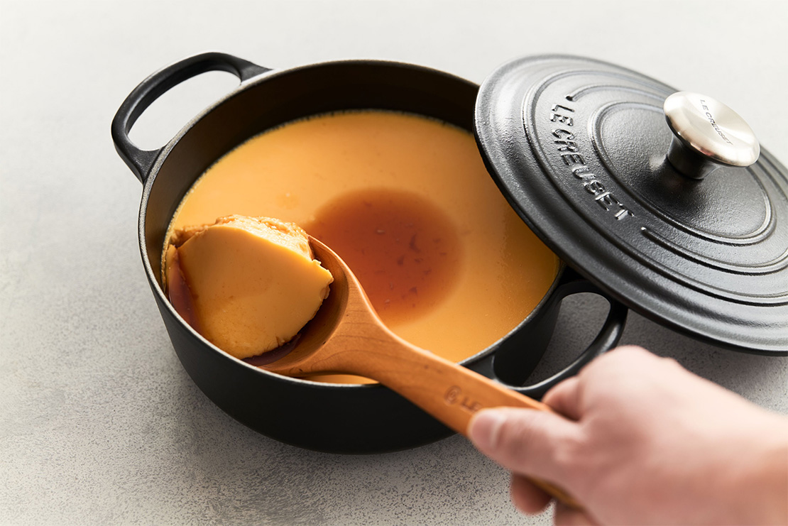 お鍋を傷つけにくい優しいタッチ