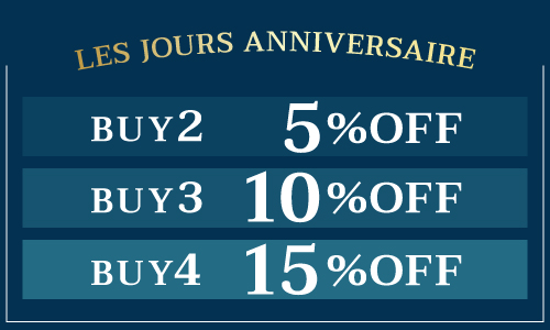ル・クルーゼ ジャポン35周年感謝祭 Buy2 5%OFF, Buy3 10%OFF, Buy4 15%OFF