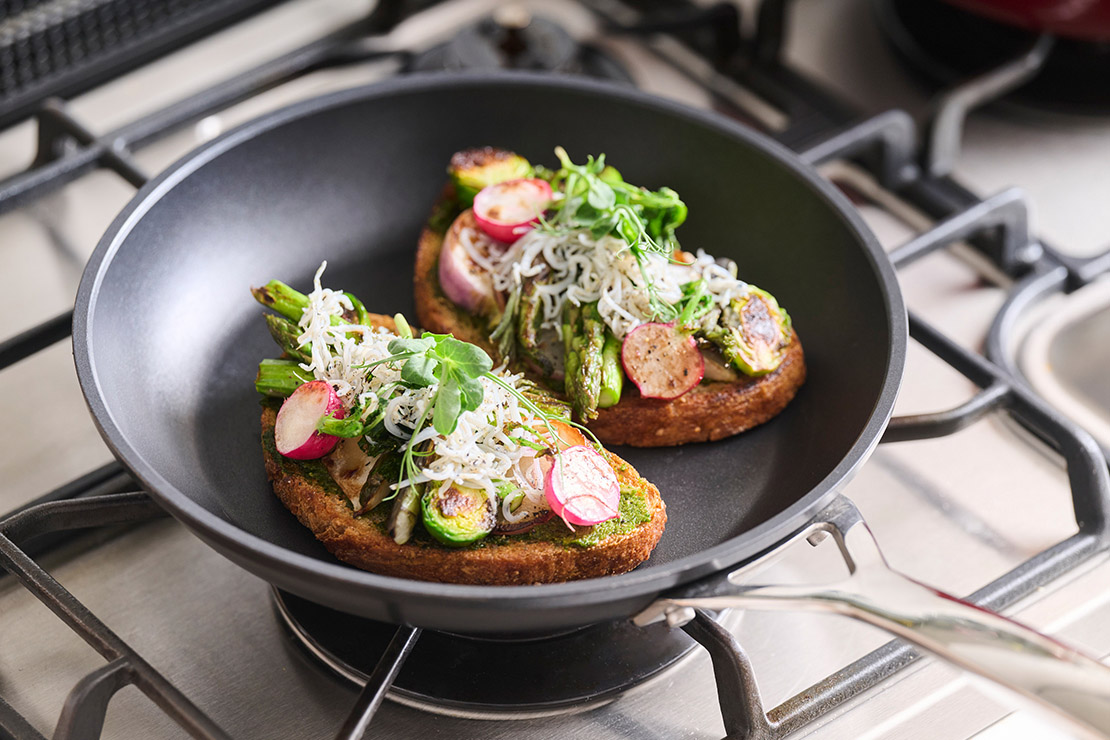 春野菜のタルティーヌ