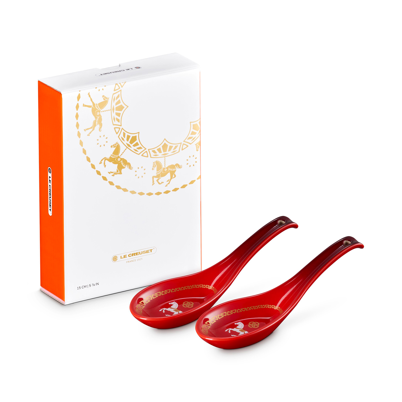 レンゲ 15cm ホース デカール チェリーレッド (２個入り)