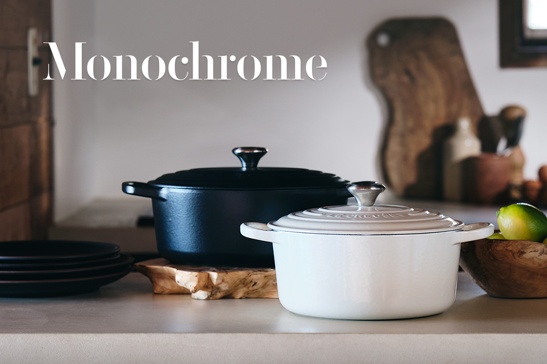 Monochrome -白と黒で作る、心地よいキッチン-