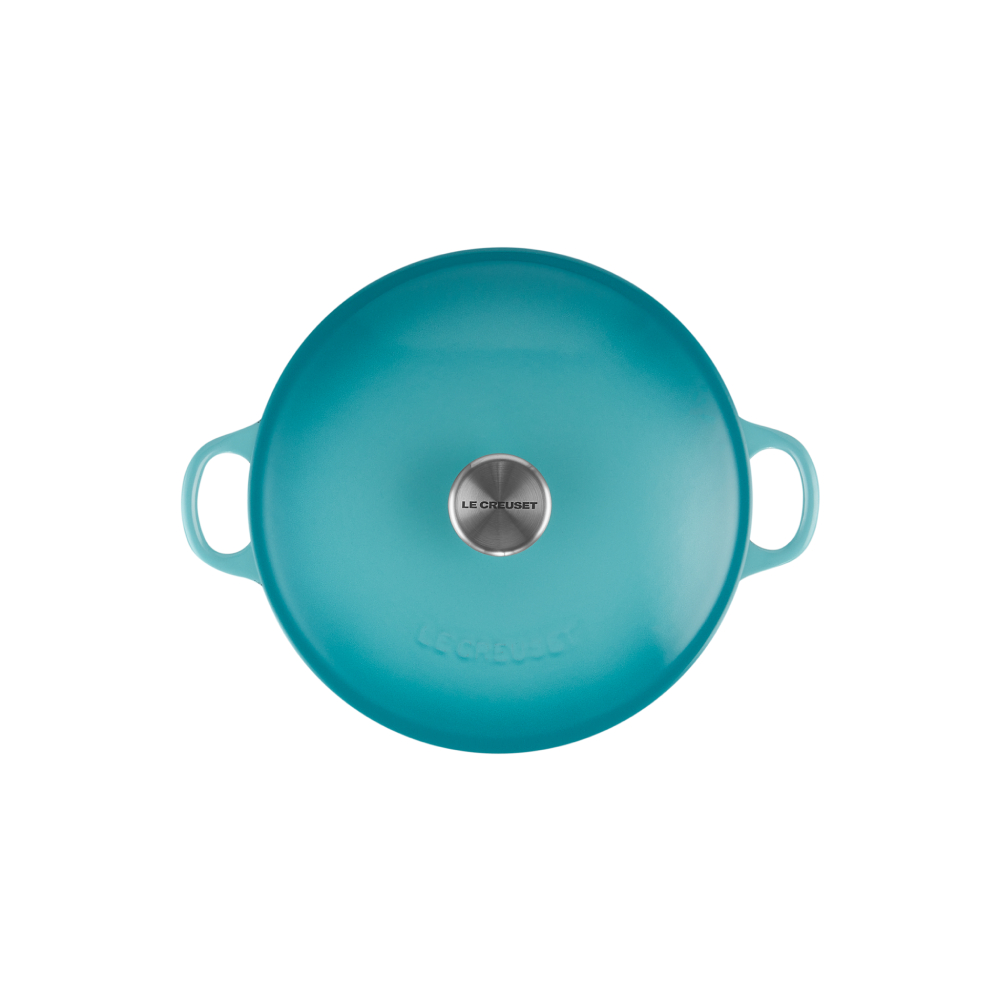 ルクルーゼ☆LE CREUSET☆マルミット☆24cm☆カリビアンブルー☆鍋
