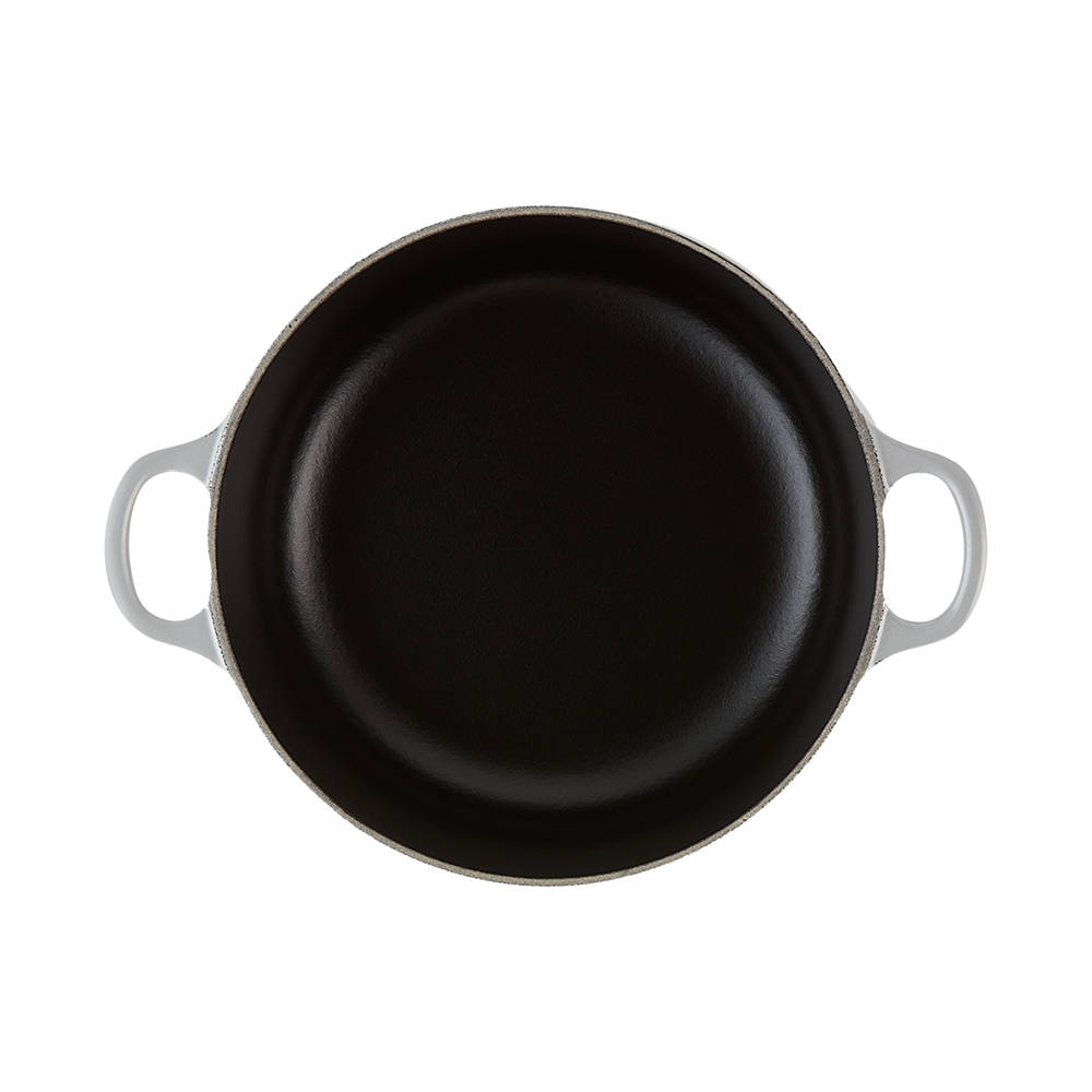 ココット・ロンド (ブラックマットホーロー・シルバーツマミ