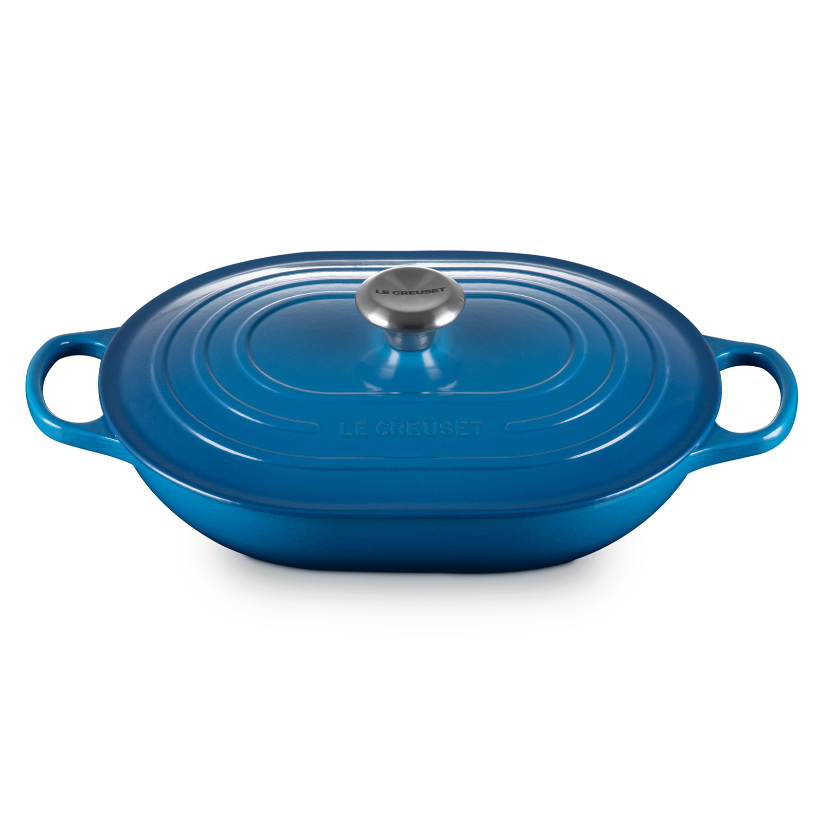レア　LE CREUSET 鋳鉄製 両手鍋 22cm ブルー　中黒マルミット レア LE CREUSET 鋳鉄製 両手鍋 22cm ブルー 中黒マルミット