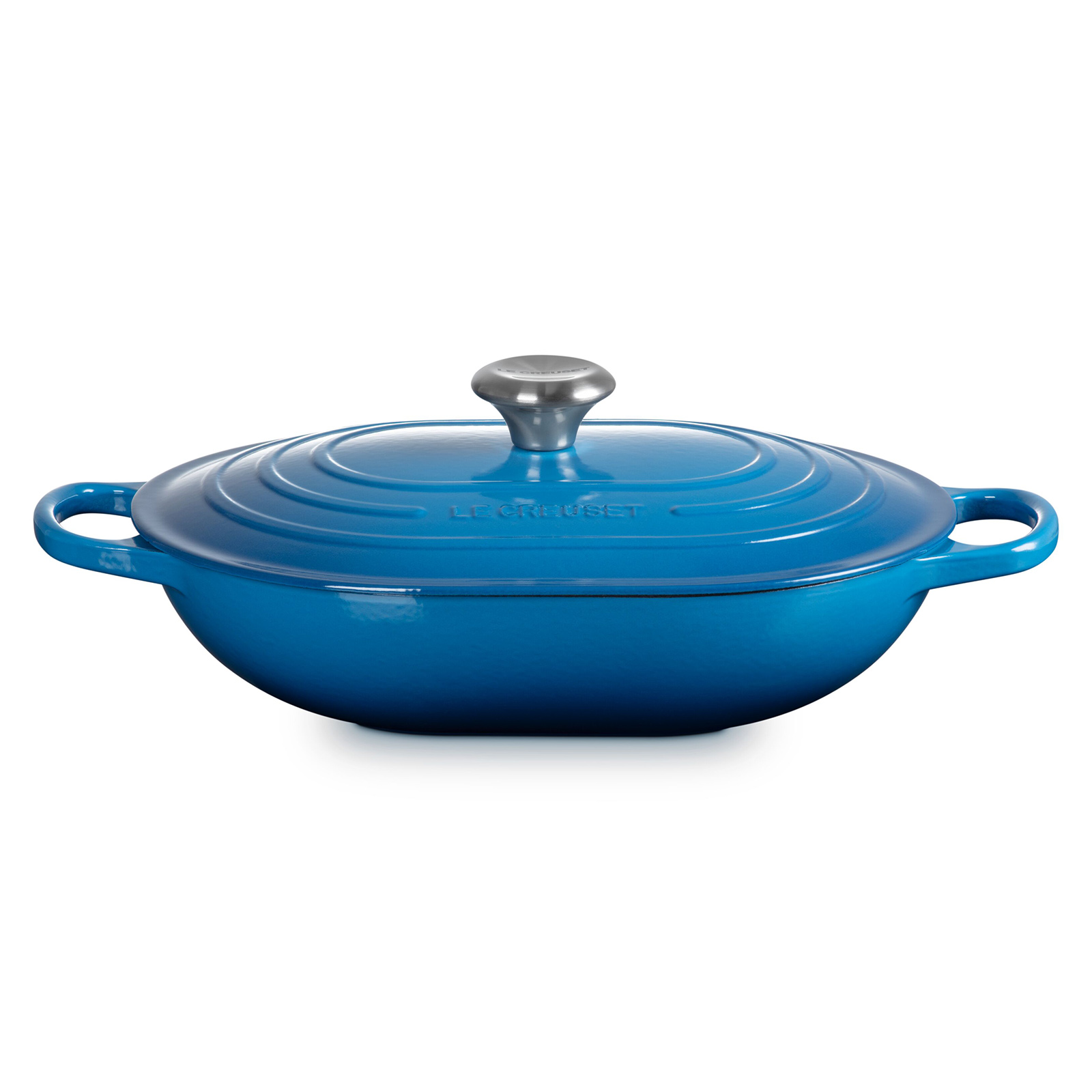 シグニチャー オブロング・マルミット (シルバーツマミ) | 両手