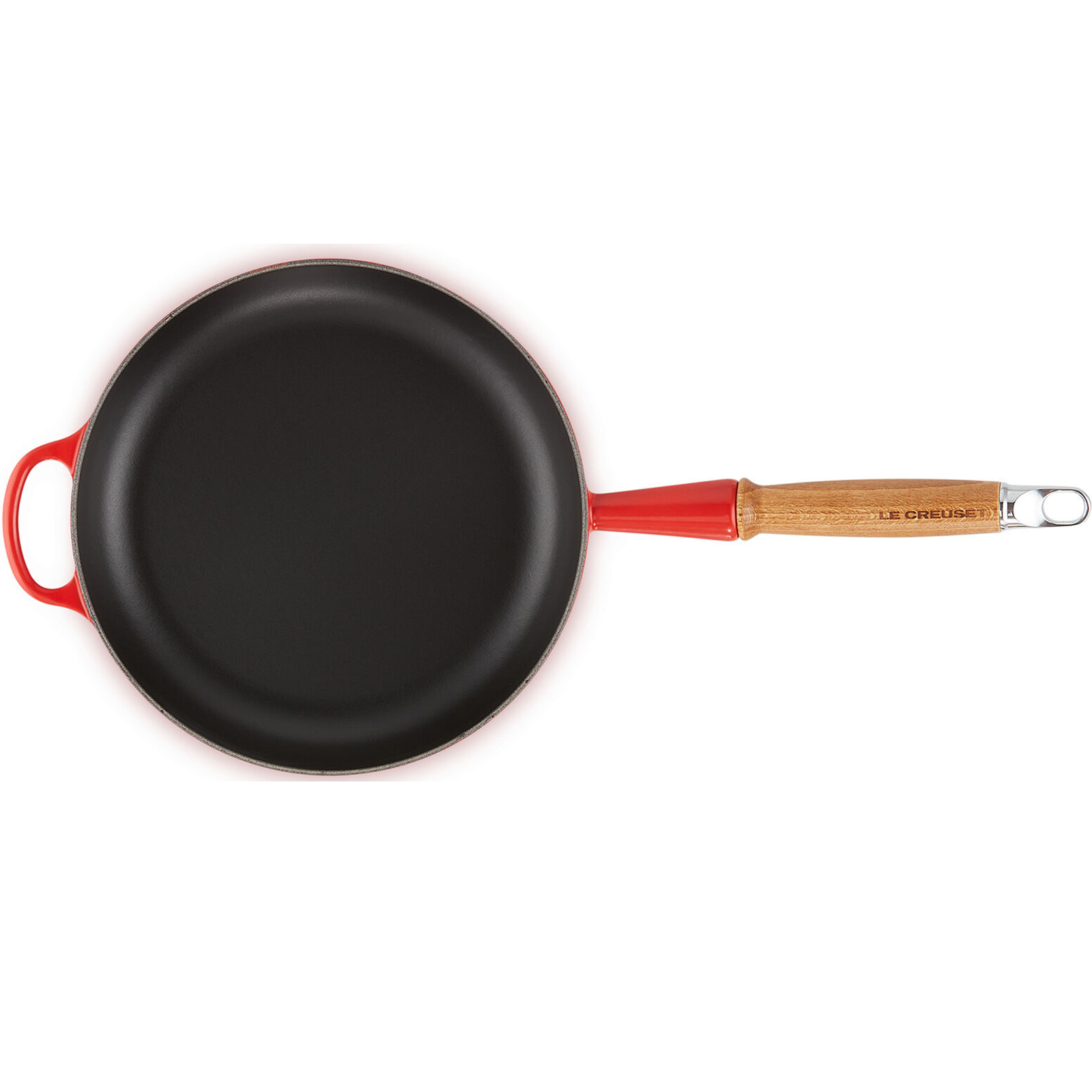 シグニチャー フライパン 28cm (ウッドハンドル) チェリーレッド