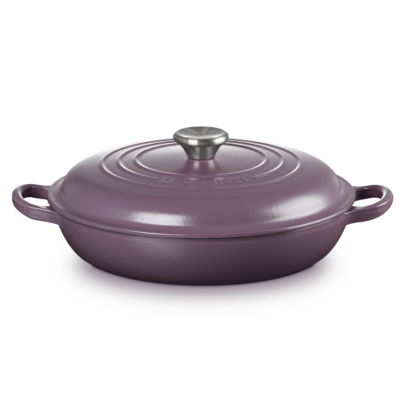ビュッフェ・キャセロール 26cm アメジスト (シルバーツマミ
