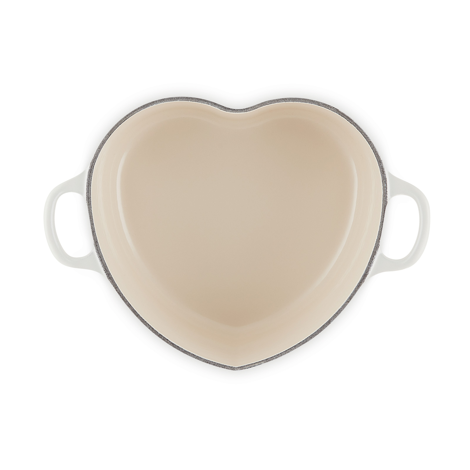 【新品】 ルクルーゼ ココット・ダムールループ メレンゲ （ハートツマミ） ココット・ダムール ループ メレンゲ（シルバーハートツマミ