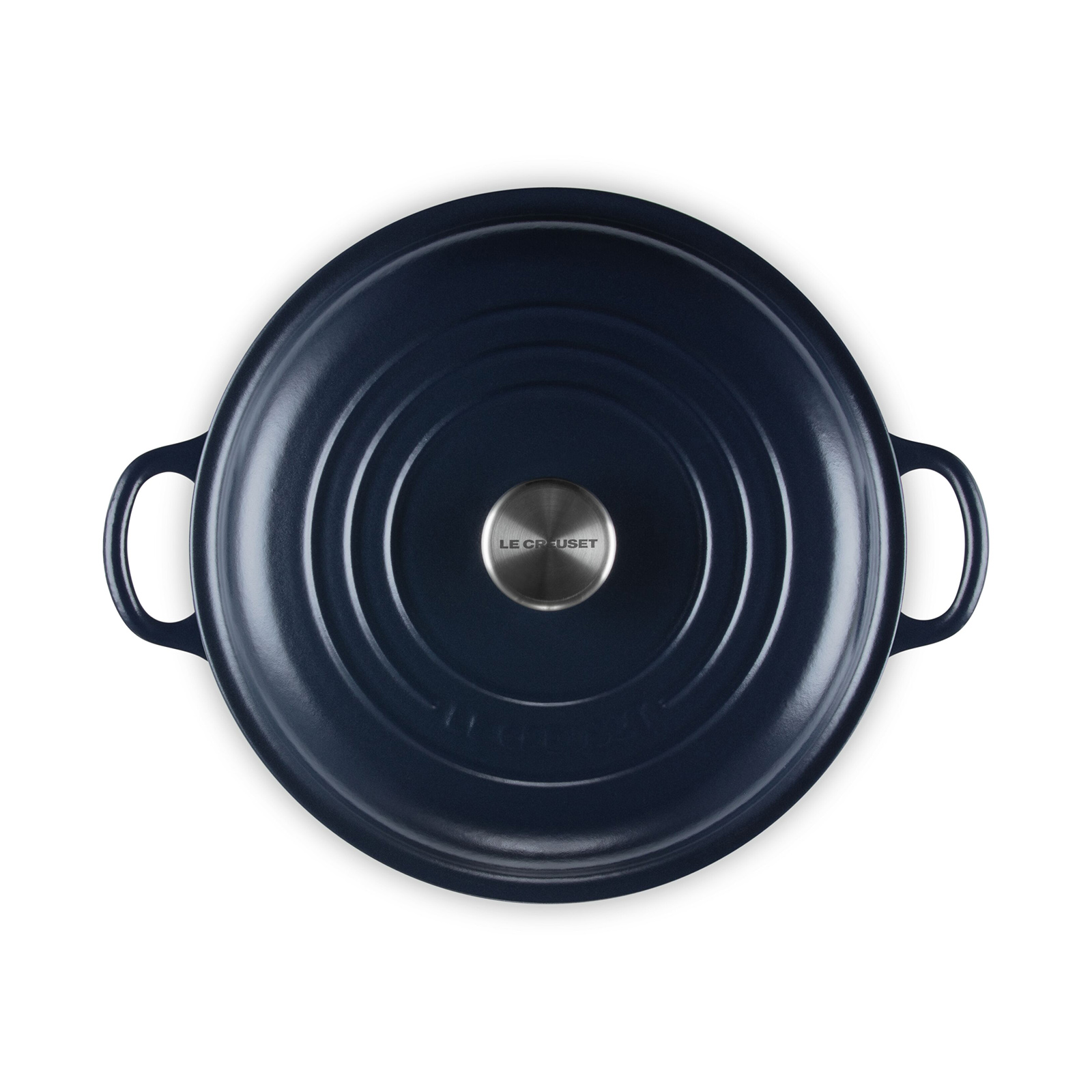 Le Creuset] ホーロー鍋 ブラック LE CREUSET 鋳鉄製 両手鍋 ブラック