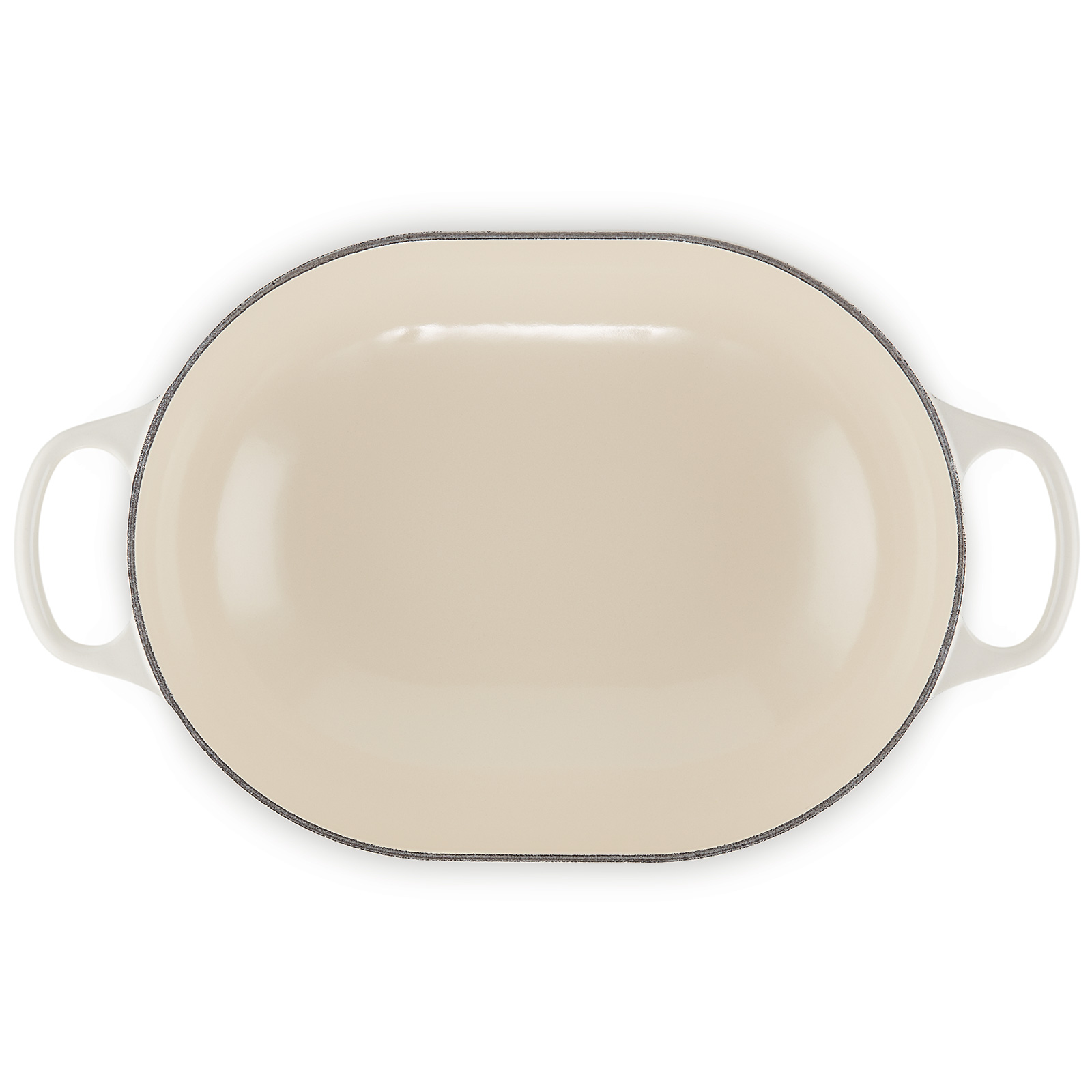 シグニチャー オブロング・マルミット 31cm メレンゲ (シルバーツマミ