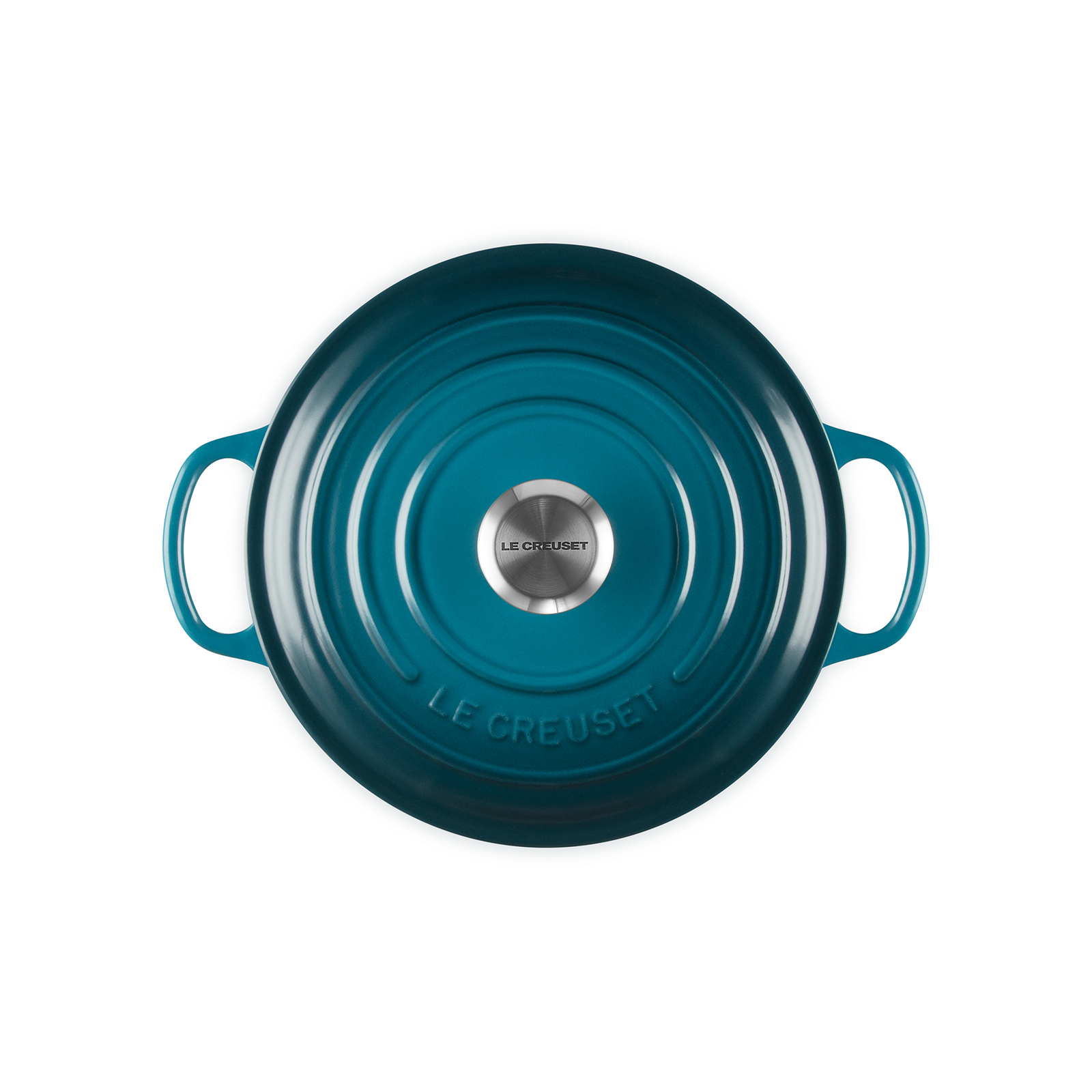 シグニチャー ココット・ロンド 20cm ディープティール （シルバー シグニチャー ココット・ロンド 20cm ディープティール