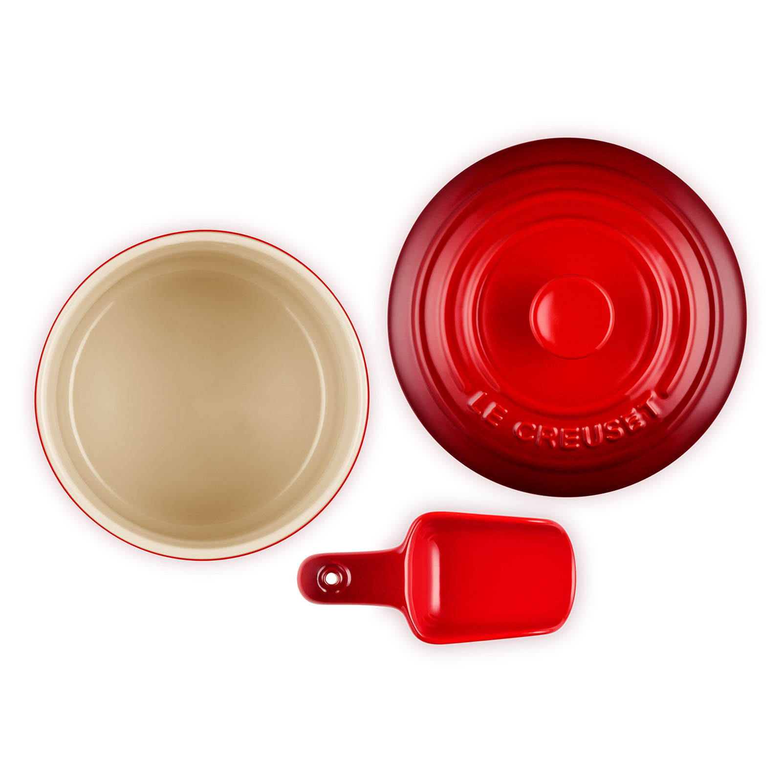 最終お値下げ～ルクルーゼのペットフードコンテナ２個セット　キャニスター　新品 Amazon.co.jp: ル・クルーゼ(Le Creuset) フードコンテナ ペット