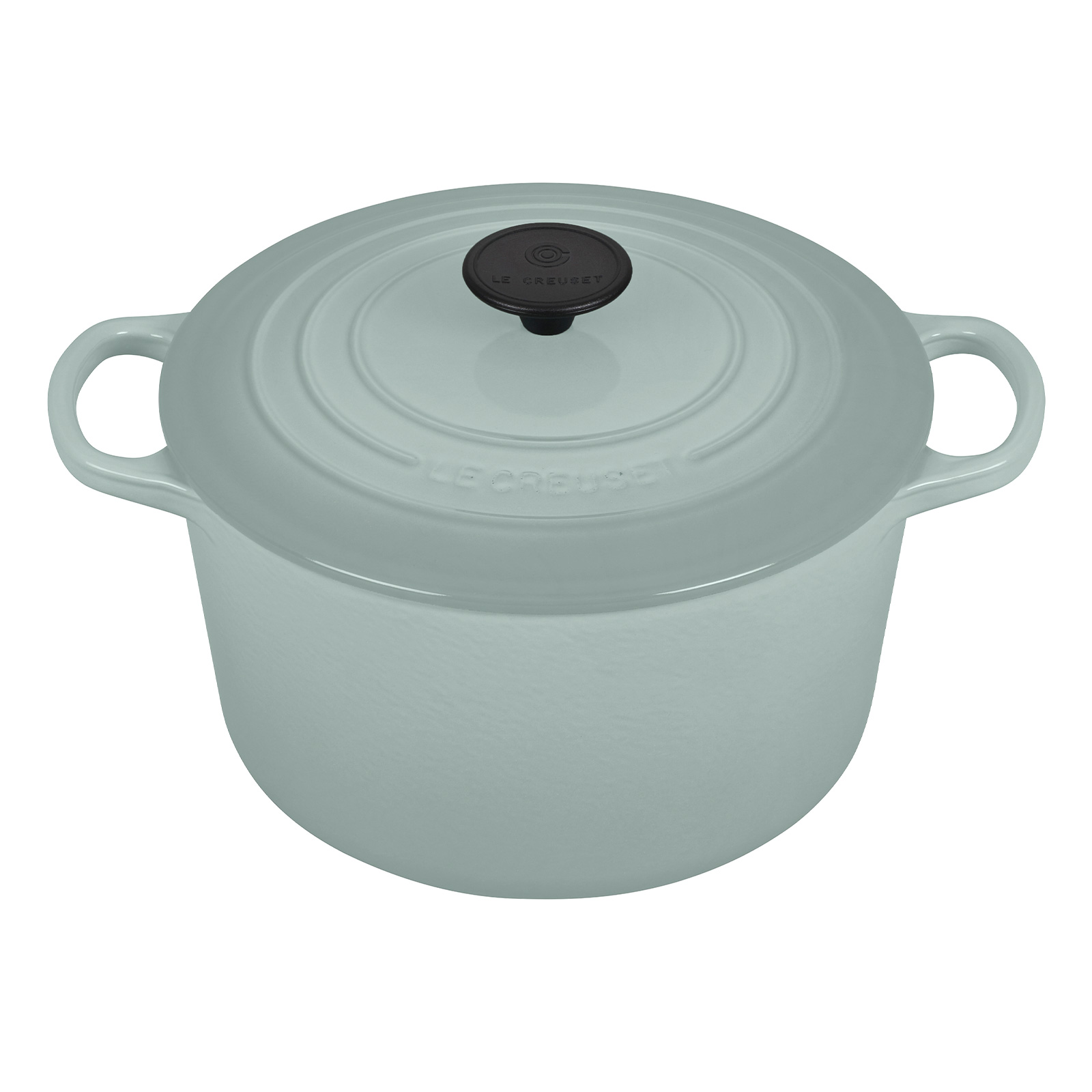 シグニチャー ココット・ロンド ディープ 24cm シーソルト (ブラック