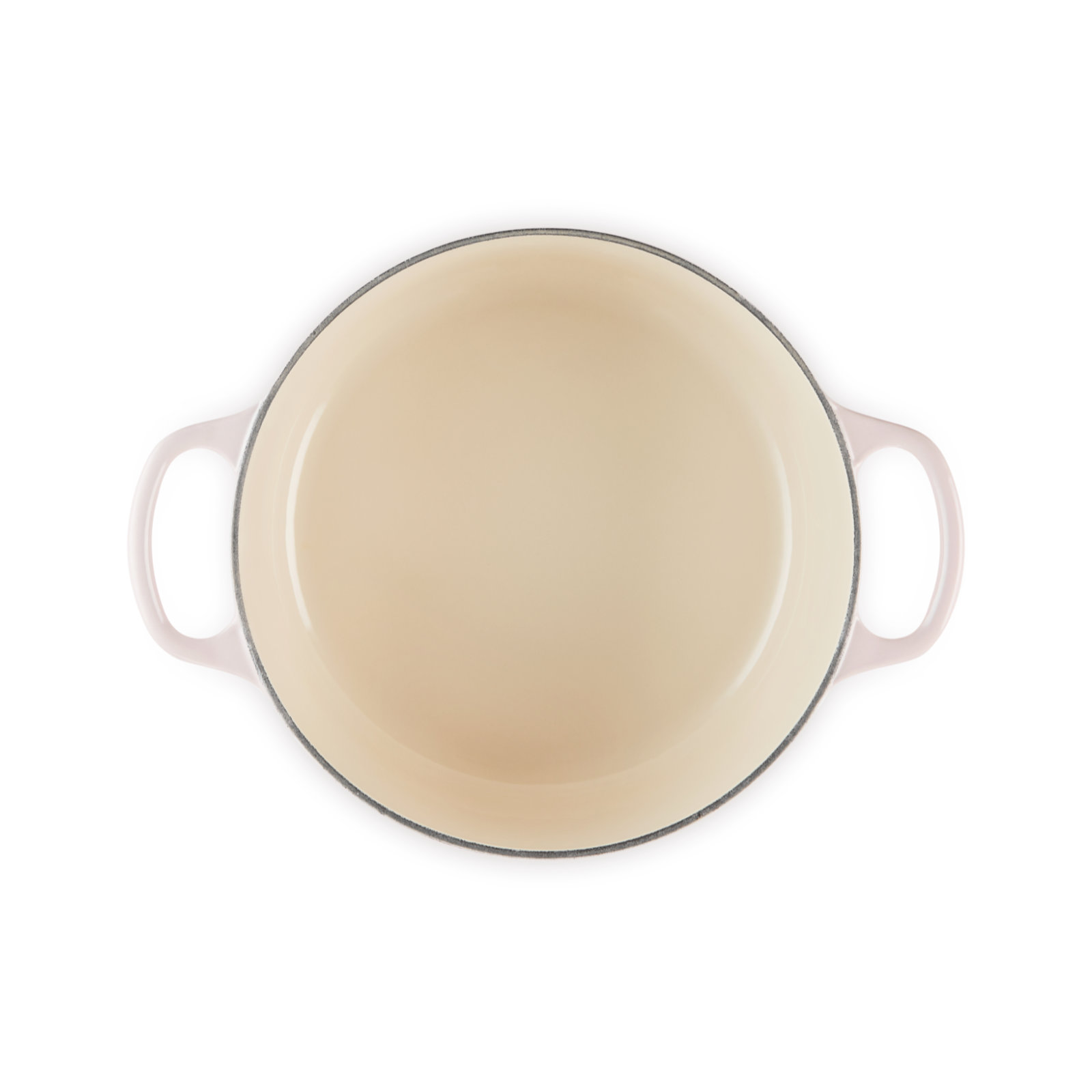 LE CREUSET ルクルーゼ ココットロンド 22cm シェルピンク シグニチャー ココット・ロンド 22cm シェルピンク (シルバー