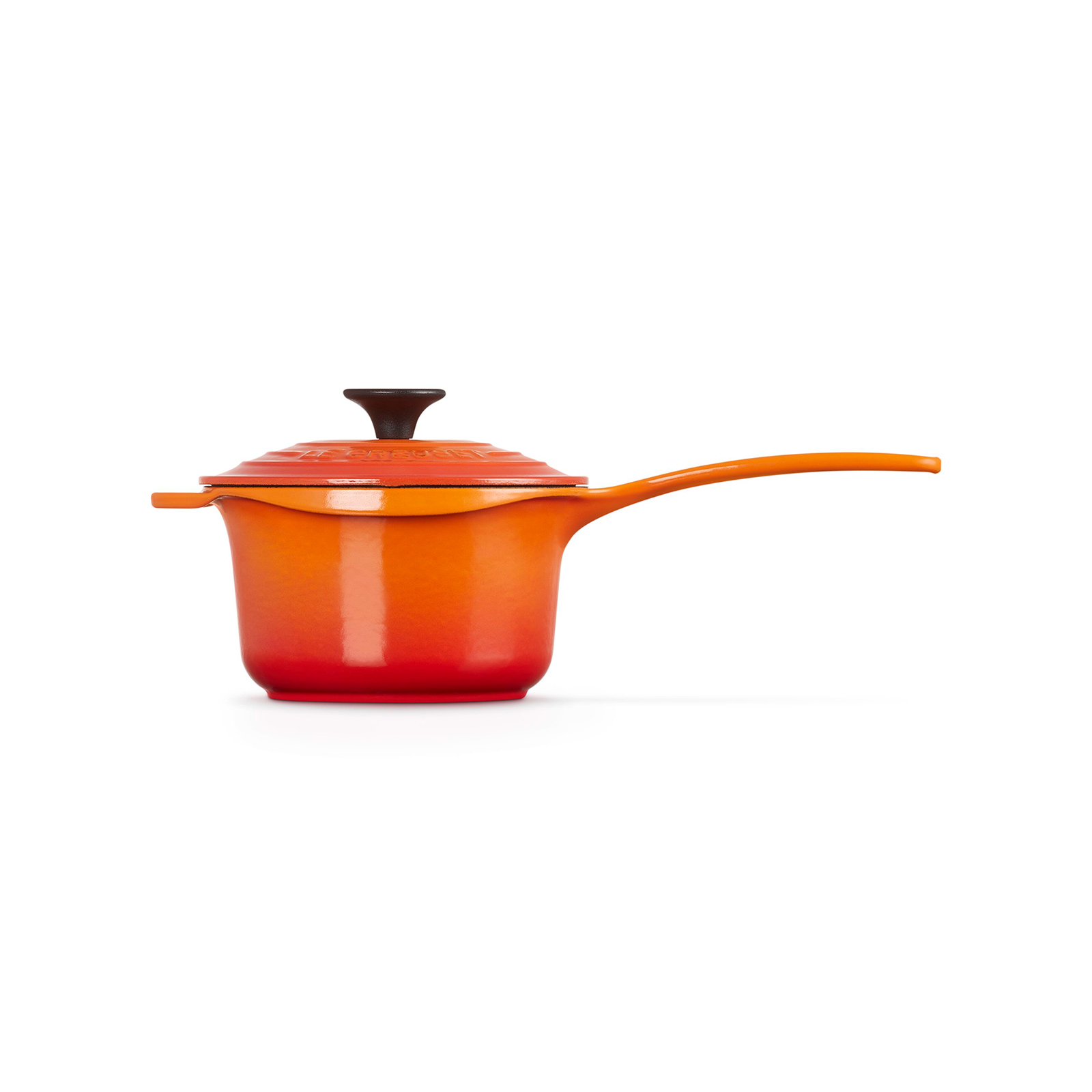 ソースパン 16cm オレンジ (ブラックツマミ) | 片手鍋 ｜ル・クルーゼ