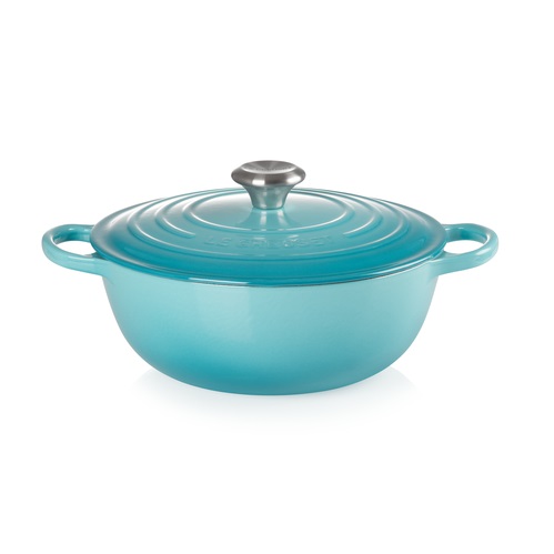 シグニチャー マルミット 26cm カリビアンブルー (ブラックマット