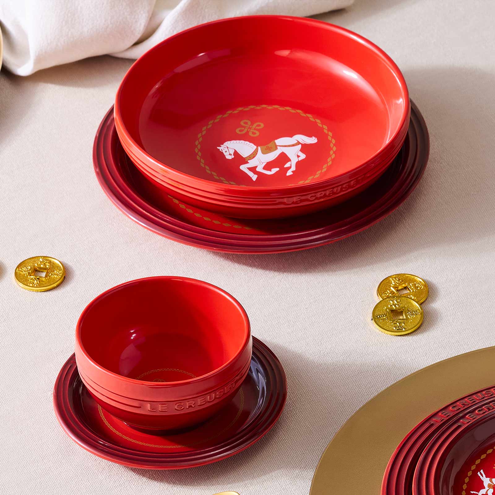 レジェ・ラウンド・ディッシュ ホース デカール image number 5