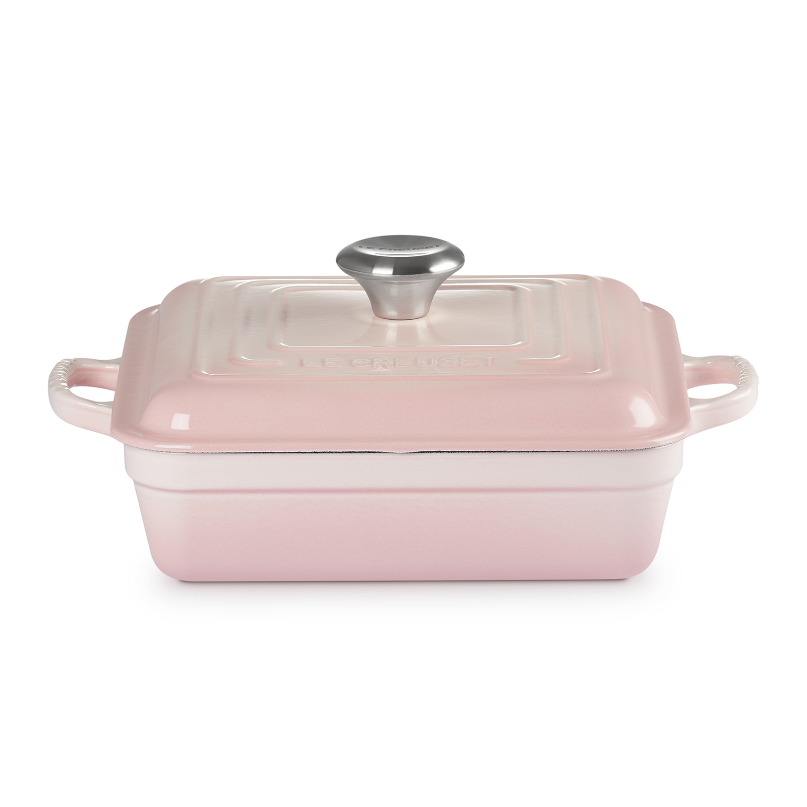 シグニチャー ココット・スクエア 24cm シェルピンク (シルバー