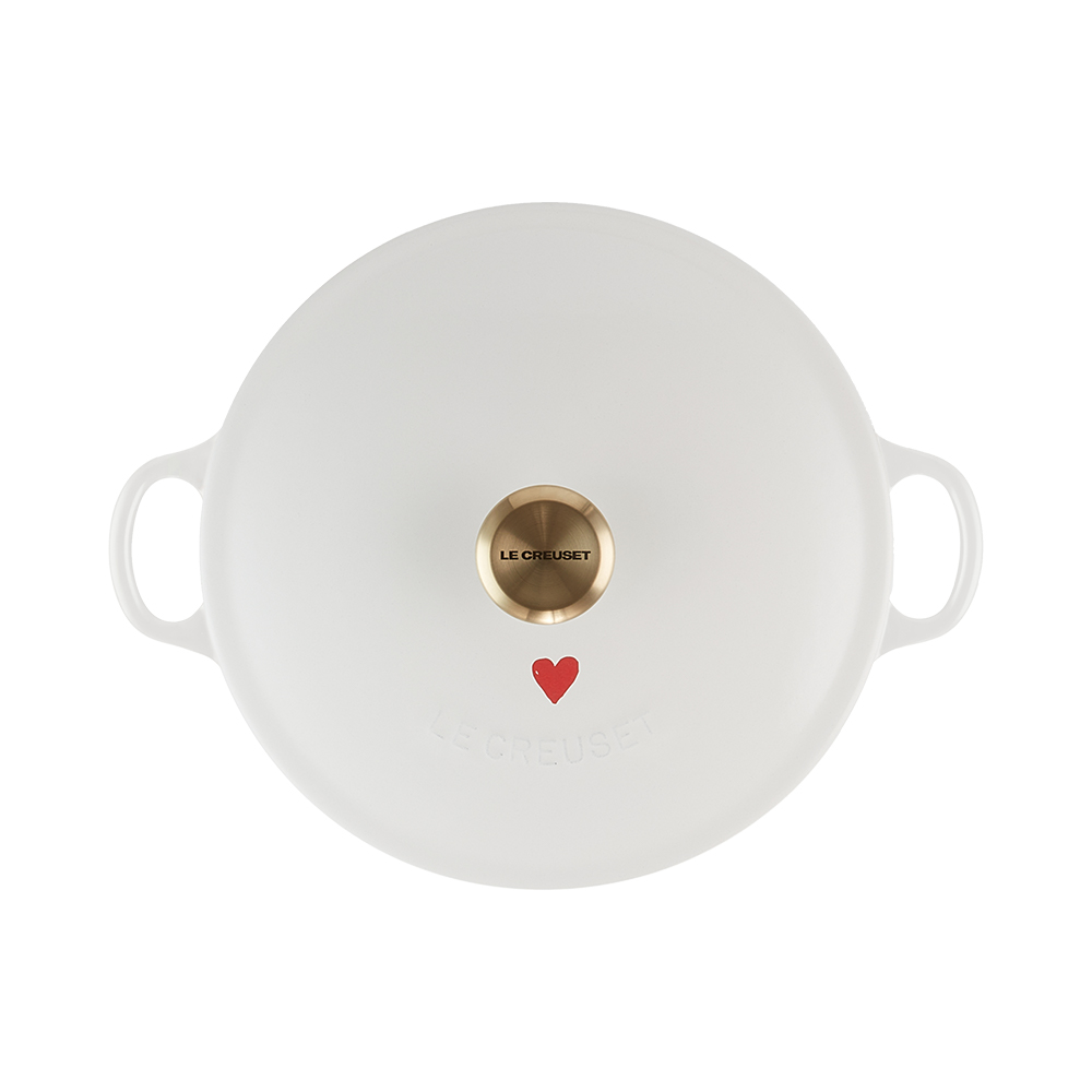 【新品未使用】ルクルーゼ マミット 18cm ホワイト 新品未使用】ルクルーゼ マミット 18cm ホワイト