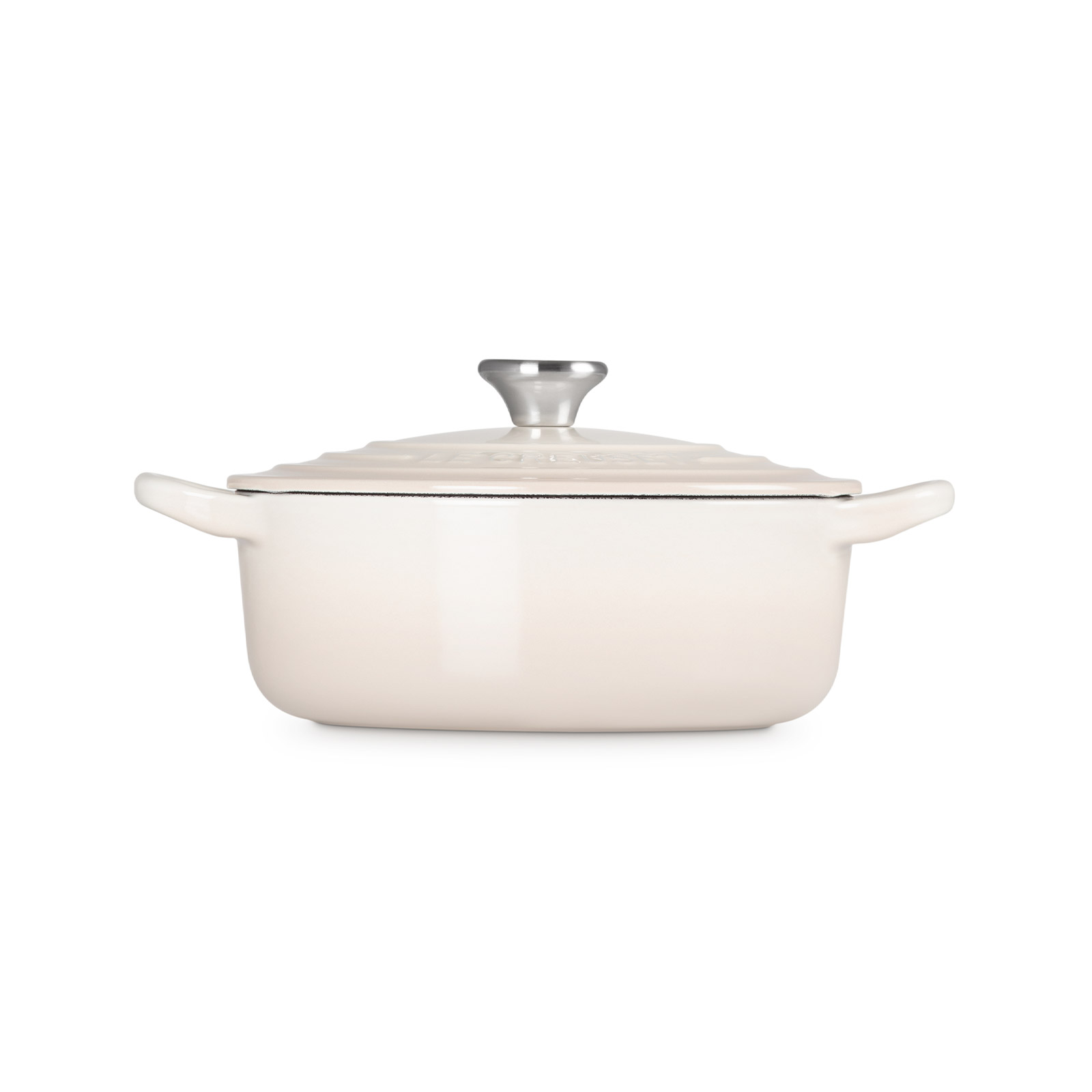 LE CREUSET 18センチ鍋ココット 人気カラーホワイト ココット・ジャポネーズ 18cm メレンゲ (シルバーツマミ) | 両手鍋