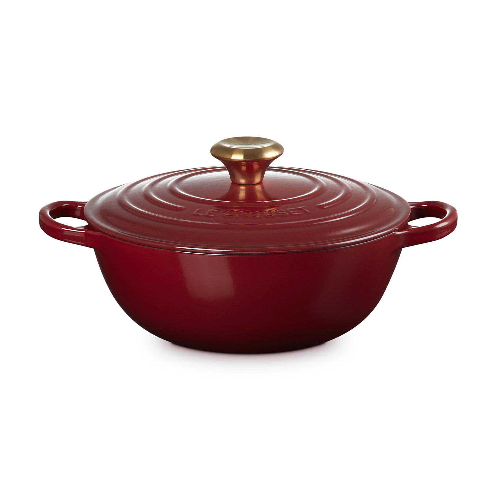 シグニチャー マルミット 24cm ガーネット (ブラックマット